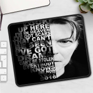 Onyourcases David Bowie Face Quotes Custom Mouse Pad Personalized Gaming Mouse Pad Desk Mat Premium Non Slip Gaming Mouse Best Keyboard Pad Razer Anime RGB Logitech Glorious Hyperx Mouse Pads