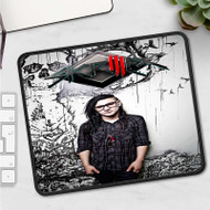 Onyourcases DJ Skrillex Custom Mouse Pad Personalized Gaming Mouse Pad Desk Mat Premium Non Slip Gaming Mouse Best Keyboard Pad Razer Anime RGB Logitech Glorious Hyperx Mouse Pads