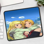 Onyourcases Edward Elric and Winry Rockbell Fullmetal Alchemist Brotherhood Custom Mouse Pad Personalized Gaming Mouse Pad Desk Mat Premium Non Slip Gaming Mouse Best Keyboard Pad Razer Anime RGB Logitech Glorious Hyperx Mouse Pads