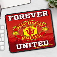 Onyourcases Forever United Manchester United FC Custom Mouse Pad Personalized Gaming Mouse Pad Desk Mat Premium Non Slip Gaming Mouse Best Keyboard Pad Razer Anime RGB Logitech Glorious Hyperx Mouse Pads