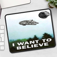 Onyourcases I Want to Believe Star Wars Custom Mouse Pad Personalized Gaming Mouse Pad Desk Mat Premium Non Slip Gaming Mouse Best Keyboard Pad Razer Anime RGB Logitech Glorious Hyperx Mouse Pads