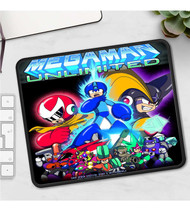 Onyourcases Megaman Unlimited Custom Mouse Pad Personalized Gaming Mouse Pad Desk Mat Premium Non Slip Gaming Mouse Best Keyboard Pad Razer Anime RGB Logitech Glorious Hyperx Mouse Pads