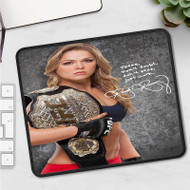 Onyourcases Ronda Rousey Jesse Don t Doubt Don t Stop Quotes Custom Mouse Pad Personalized Gaming Mouse Pad Desk Mat Premium Non Slip Gaming Mouse Best Keyboard Pad Razer Anime RGB Logitech Glorious Hyperx Mouse Pads