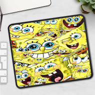 Onyourcases Spongebob Squarepants Collage Custom Mouse Pad Personalized Gaming Mouse Pad Desk Mat Premium Non Slip Gaming Mouse Best Keyboard Pad Razer Anime RGB Logitech Glorious Hyperx Mouse Pads