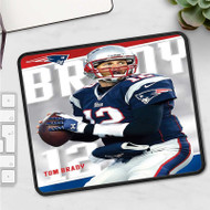 Onyourcases Tom Brady New England Patriots Custom Mouse Pad Personalized Gaming Mouse Pad Desk Mat Premium Non Slip Gaming Mouse Best Keyboard Pad Razer Anime RGB Logitech Glorious Hyperx Mouse Pads