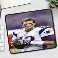 Onyourcases Tom Brady NFL Custom Mouse Pad Personalized Gaming Mouse Pad Desk Mat Premium Non Slip Gaming Mouse Best Keyboard Pad Razer Anime RGB Logitech Glorious Hyperx Mouse Pads