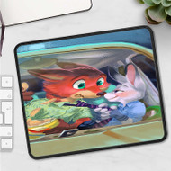 Onyourcases Zootopia Love in Car Custom Mouse Pad Personalized Gaming Mouse Pad Desk Mat Premium Non Slip Gaming Mouse Best Keyboard Pad Razer Anime RGB Logitech Glorious Hyperx Mouse Pads