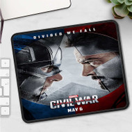 Onyourcases Captain America Civil War Captain America Iron Man Custom Mouse Pad Personalized Gaming Mouse Pad Desk Mat Premium Non Slip Gaming Mouse Keyboard Pad Razer Best Anime RGB Logitech Glorious Hyperx Mouse Pads