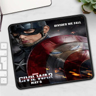 Onyourcases Captain America Civil War Divide We Fall Custom Mouse Pad Personalized Gaming Mouse Pad Desk Mat Premium Non Slip Gaming Mouse Keyboard Pad Razer Best Anime RGB Logitech Glorious Hyperx Mouse Pads