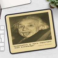 Onyourcases Imagination Albert Einstein Quotes Custom Mouse Pad Personalized Gaming Mouse Pad Desk Mat Premium Non Slip Gaming Mouse Keyboard Pad Razer Best Anime RGB Logitech Glorious Hyperx Mouse Pads