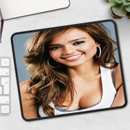 Onyourcases Jessica Alba Custom Mouse Pad Personalized Gaming Mouse Pad Desk Mat Premium Non Slip Gaming Mouse Keyboard Pad Razer Best Anime RGB Logitech Glorious Hyperx Mouse Pads