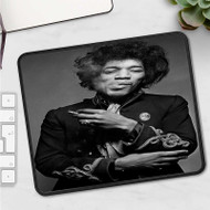 Onyourcases Jimi Hendrix With Smoke Custom Mouse Pad Personalized Gaming Mouse Pad Desk Mat Premium Non Slip Gaming Mouse Keyboard Pad Razer Best Anime RGB Logitech Glorious Hyperx Mouse Pads