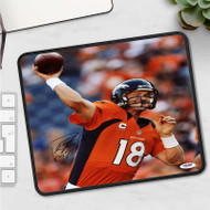 Onyourcases Peyton Manning NFL Custom Mouse Pad Personalized Gaming Mouse Pad Desk Mat Premium Non Slip Gaming Mouse Keyboard Pad Razer Best Anime RGB Logitech Glorious Hyperx Mouse Pads