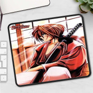 Onyourcases Samurai X Rurouni Kenshin Print Custom Mouse Pad Personalized Gaming Mouse Pad Desk Mat Premium Non Slip Gaming Mouse Keyboard Pad Razer Best Anime RGB Logitech Glorious Hyperx Mouse Pads