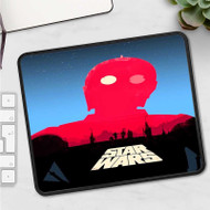 Onyourcases Star Wars Trilogy C P30 Custom Mouse Pad Personalized Gaming Mouse Pad Desk Mat Premium Non Slip Gaming Mouse Keyboard Pad Razer Best Anime RGB Logitech Glorious Hyperx Mouse Pads