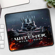 Onyourcases The Witcher 3 Hunt Mask Helmet Custom Mouse Pad Personalized Gaming Mouse Pad Desk Mat Premium Non Slip Gaming Mouse Keyboard Pad Razer Best Anime RGB Logitech Glorious Hyperx Mouse Pads