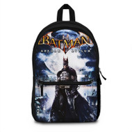 Onyourcases Batman Arkham Asylum Custom Backpack Polyester Unisex Personalized Waterproof Travel Bag School Bag Work Bag Laptop Lunch Office Book Fabric Backpack