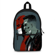 Onyourcases Daredevil Punisher Custom Backpack Polyester Unisex Personalized Waterproof Travel Bag School Bag Work Bag Laptop Lunch Office Book Fabric Backpack