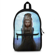 Onyourcases Dark Elsa Frozen Disney Custom Backpack Polyester Unisex Personalized Waterproof Travel Bag School Bag Work Bag Laptop Lunch Office Book Fabric Backpack