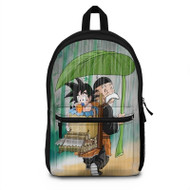 Onyourcases Little Goku and Gohan Custom Backpack Polyester Unisex Personalized Waterproof Travel Bag School Bag Work Bag Laptop Lunch Office Book Fabric Backpack