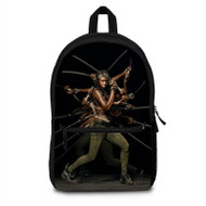 Onyourcases Michonne The Walking Dead Custom Backpack Polyester Unisex Personalized Waterproof Travel Bag School Bag Work Bag Laptop Lunch Office Book Fabric Backpack