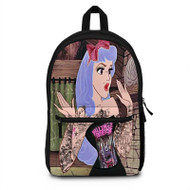 Onyourcases Princess Aurora Punk Disney Custom Backpack Polyester Unisex Personalized Waterproof Travel Bag School Bag Work Bag Laptop Lunch Office Book Fabric Backpack