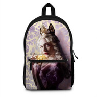 Onyourcases Alice Through the Looking Glass Alice Custom Backpack Polyester Unisex New Personalized Waterproof Travel Bag School Bag Work Bag Laptop Lunch Office Book Fabric Backpack