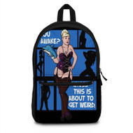 Onyourcases Archer Quotes Custom Backpack Polyester Unisex New Personalized Waterproof Travel Bag School Bag Work Bag Laptop Lunch Office Book Fabric Backpack