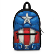 Onyourcases Captain America Body Custom Backpack Polyester Unisex New Personalized Waterproof Travel Bag School Bag Work Bag Laptop Lunch Office Book Fabric Backpack