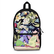 Onyourcases Disney Lilo and Stitch Dancing Custom Backpack Polyester Unisex New Personalized Waterproof Travel Bag School Bag Work Bag Laptop Lunch Office Book Fabric Backpack