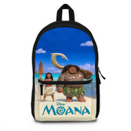 Onyourcases Disney Moana Custom Backpack Polyester Unisex New Personalized Waterproof Travel Bag School Bag Work Bag Laptop Lunch Office Book Fabric Backpack