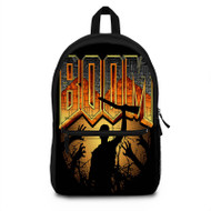 Onyourcases Evil Dead Doom Custom Backpack Polyester Unisex New Personalized Waterproof Travel Bag School Bag Work Bag Laptop Lunch Office Book Fabric Backpack