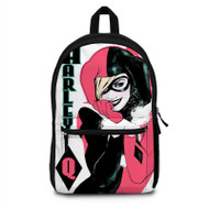 Onyourcases Harley Quinn Art Product Custom Backpack Polyester Unisex New Personalized Waterproof Travel Bag School Bag Work Bag Laptop Lunch Office Book Fabric Backpack