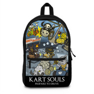 Onyourcases Kart Souls Dark Souls Custom Backpack Polyester Unisex New Personalized Waterproof Travel Bag School Bag Work Bag Laptop Lunch Office Book Fabric Backpack