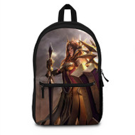 Onyourcases Leona League of Legends Custom Backpack Polyester Unisex New Personalized Waterproof Travel Bag School Bag Work Bag Laptop Lunch Office Book Fabric Backpack