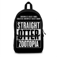 Onyourcases Straight Otter Zootopia Custom Backpack Polyester Unisex New Personalized Waterproof Travel Bag School Bag Work Bag Laptop Lunch Office Book Fabric Backpack