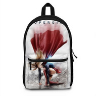 Onyourcases Supergirl Arts Custom Backpack Polyester Unisex New Personalized Waterproof Travel Bag School Bag Work Bag Laptop Lunch Office Book Fabric Backpack