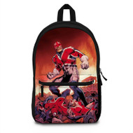 Onyourcases Captain Britain Marvel Superheroes Custom Backpack Polyester Unisex Best Personalized Waterproof Travel Bag School Bag Work Bag Laptop Lunch Office Book Awesome Fabric Backpack