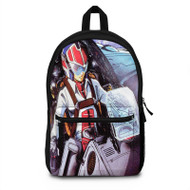 Onyourcases Robotech Custom Backpack Polyester Unisex Best Personalized Waterproof Travel Bag School Bag Work Bag Laptop Lunch Office Book Awesome Fabric Backpack