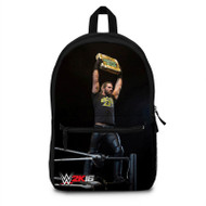 Onyourcases Seth Rollins WWE Money in The Bank Art Custom Backpack Polyester Unisex Best Personalized Waterproof Travel Bag School Bag Work Bag Laptop Lunch Office Book Awesome Fabric Backpack