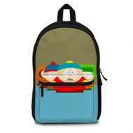 Onyourcases South Park Products Custom Backpack Polyester Unisex Best Personalized Waterproof Travel Bag School Bag Work Bag Laptop Lunch Office Book Awesome Fabric Backpack