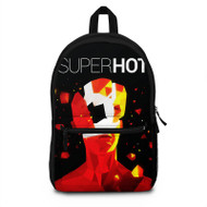 Onyourcases Superhot Custom Backpack Polyester Unisex Best Personalized Waterproof Travel Bag School Bag Work Bag Laptop Lunch Office Book Awesome Fabric Backpack