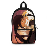 Onyourcases Uzumaki Naruto and Hinata Hyuga Kiss Custom Backpack Polyester Unisex Best Personalized Waterproof Travel Bag School Bag Work Bag Laptop Lunch Office Book Awesome Fabric Backpack