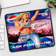 Onyourcases Britney Spears Pepsi Concert Custom Mouse Pad Personalized Gaming Mouse Pad Brand Desk Mat Premium Non Slip Gaming Mouse Keyboard Pad Razer Best Anime RGB Logitech Glorious Hyperx Mouse Pads