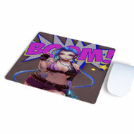 Onyourcases Jinx Boom League of Legends Custom Mouse Pad Personalized Gaming Mouse Pad Brand Desk Mat Top Premium Non Slip Gaming Mouse Keyboard Pad Razer Best Anime RGB Logitech Glorious Hyperx Mouse Pads