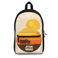 Onyourcases BB8 Star Wars The Force Awakens New Custom Backpack Unisex Personalized Waterproof Awesome Nice Travel Bag Top Brand School Bag Work Bag Laptop Lunch Office Book Fabric Backpack