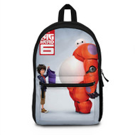 Onyourcases Disney Big Hero 6 Baymax and Hiro Custom Backpack Unisex Personalized Waterproof Awesome Nice Travel Bag Top Brand School Bag Work Bag Laptop Lunch Office Book Fabric Backpack