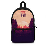 Onyourcases Fear The Walking Dead Custom Backpack Unisex Personalized Waterproof Awesome Nice Travel Bag Top Brand School Bag Work Bag Laptop Lunch Office Book Fabric Backpack