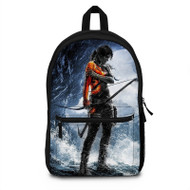 Onyourcases Rise of the Tomb Raider Archer Custom Backpack Unisex Personalized Waterproof Awesome Nice Travel Bag Top Brand School Bag Work Bag Laptop Lunch Office Book Fabric Backpack