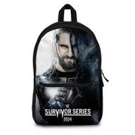 Onyourcases Seth Rollins WWE New Custom Backpack Unisex Personalized Waterproof Awesome Nice Travel Bag Top Brand School Bag Work Bag Laptop Lunch Office Book Fabric Backpack